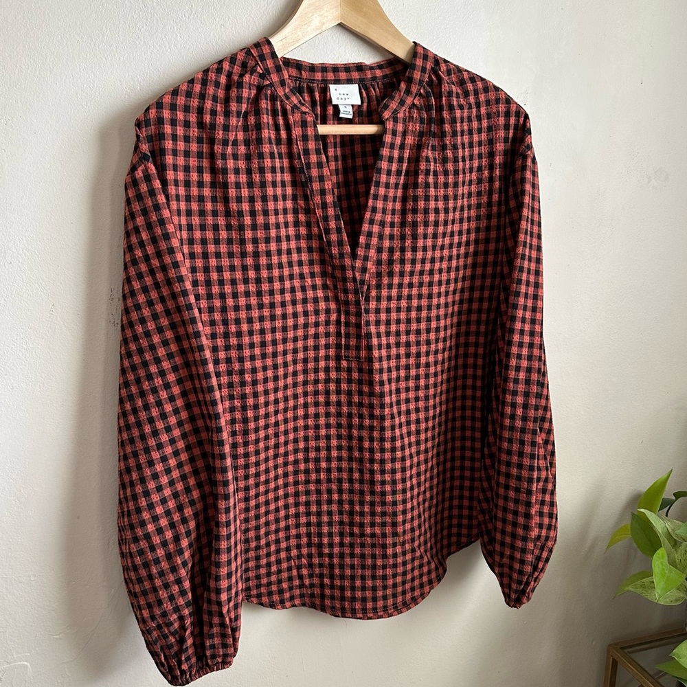 Plaid Top